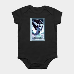 The Bride of Frankenstein Tarot Card Baby Bodysuit